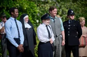 Felix Livingstone (Jerry Iwu), Sister Boniface (Lorna Watson), Peggy Button (Ami Metcalf), Sam Gillespie (Max Brown)