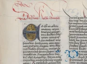Kriemhilds Buch: Handschrift aus dem 16. Jahrhundert. "Das Nibelungenlied" gilt als der erste Frauenroman des Mittelalters.