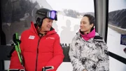 Sasa Schwazjirg mit Franz Klammer.
