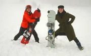 Annette Krause (l.) mit Sängerin Magdalena Ganter (r.)