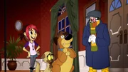 v.li.: Mina Monroe, Chester, Harold, Bunnicula