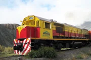 SWR Fernsehen EISENBAHN-ROMANTIK, "Tren a las nubes - Zug in den Wolken", am Samstag um 16:45 Uhr. Der Tren a las nubes in der "Quebrada de Humahuaca Schlucht"