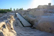 Der unvollendete Obelisk in Assuan, Ägypten