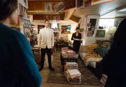 L-R: Sherlock Holmes (Jonny Lee Miller) and Dr. Joan Watson (Lucy Liu)