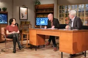 Eva Glawischnig, Christoph Grissemann, Dirk Stermann.