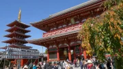 Der buddhistische Tempel im Viertel Asakusa