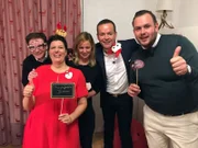 V.l.: Graham, Gastgeberin Sandra, Katharina "Kathi", Alois und Peter