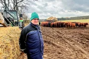 Jörg Rathsams Vorfahren lebten einst im Schloss. Er selbst baute nach der Wende einen Landwirtschaftsbetrieb auf.