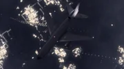 Flugzeug beginnt Anflug, CGI noch
