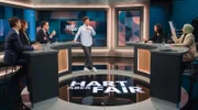 Zu Gast bei Louis Klamroth: Christoph Schwennicke, Tanja Schweiger, Jens Spahn, Katrin Göring-Eckardt und Nahla Osman.