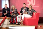 In jeder Sendung tritt ein Team von vier Prominenten gegen acht Kandidaten aus dem Südwesten an – vier Kinder und vier Erwachsene. Und wieder dreht sich alles um die Frage: Wer malt und rät am besten? v. li.: Marc Marshall, Claudia Jung, Ingo Appelt und Jane Camerford.