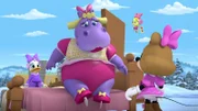 L-R Daisy Duck, Hilda Hippo, Cuckoo-Loca, Minnie Mouse