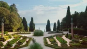 Garten des Schloss Miramare in Triest