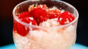 Kandierte Kirschen von „Raspados Loli“ in Managua, Nicaragua.