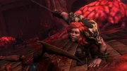 Der Avatar von Meg (Alexa Davies) kämpft mit den anderen im Endspiel gegen die Schwarmmutter.