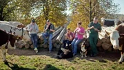 Familie Deyer beim Eisessen