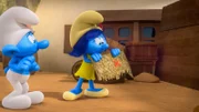 Die Schlümpfe - Die Friedensparty - Dummi und Begonia fallen Gargamel in die Hände. Dieser merkt schnell, dass die beiden nicht die schlausten unter den Schlümpfen sind. In der Hoffnung, dass sie ihn nach Schlumpfhausen führen können, gaukelt er ihnen vor, dass er in Wirklichkeit nett und ein Freund der Schlümpfe sei. Die beiden laden ihn daraufhin zu einer Friedensparty ins Dorf ein. Von dieser Idee ist Papa Schlumpf allerdings nur mäßig begeistert.