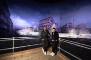 Detlef Soost und Pierre M. Krause in der Berliner Ausstellung "Die Mauer".