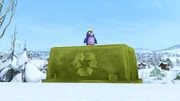 Terri betrachtet vom Spielfeldrand aus das Treiben der Snowsnaps.