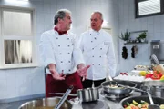 André (Joachim Lätsch, l.); Werner (Dirk Galuba, r.)