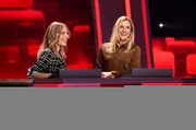 Die Kandidatinnen des Teams „Musik“: Sängerin Johanna Mross (l.) und ihrer Mutter, die Musikerin Stefanie Hertel (r.).