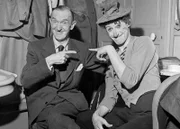 Stan Laurel und Marcel Marceau.
