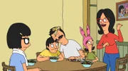 Bei ihnen ist immer etwas los: Bob, Linda, Louise, Gene und Tina.