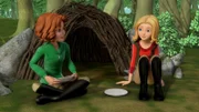 Wendy ist überrascht, wie gut Bianca sich in der Natur auskennt.