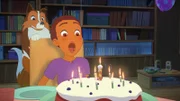 Harvey hat Geburtstag und Lassie freut sich mit ihm. Er wird von seiner Mutter ein ganz besonderes Geburtstagsgeschenk bekommen.