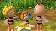 Maja und Willi sollen auf die kleine Clara aufpassen und zeigen ihr die Wiese.