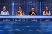 Die Kandidat:innen (v.l.n.r.): Martin Kraus, Franziska Struller, Tassilo Valtink und Amelie Echle.