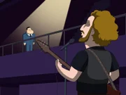 Stan Smith (l.); Jim James (r.)