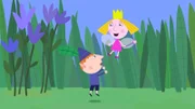 Holly und Ben vertreiben sich die Zeit mit lustigen Spielen.