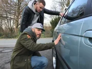 Sidney Hoffmann mit Kandidat Patryk