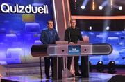 Die Kandidaten des Teams "Investoren": Ralf Dümmel (l.) und Frank Thelen (2.v.l.), beide Unternehmer.