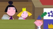 Ben (re.) ist wütend auf Holly und Nanny Plum (li.), denn durch ihre Zauberei haben sie den Wettbewerb vermasselt.