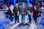 (v.li.): Veronika Robitschko-Posani (Elixhausen in Salzburg), Julius Stifter (Guntramsdorf in Niederösterreich), Armin Assinger, Bogdan Micic (Wien), Chantal Rodgarkia-Dara (Wien).