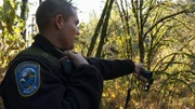 Bahrenburg looks for Salmon Snaggers.