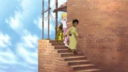 Cora, Habib und die Wonderers finden sich auf dem Dach eines gewaltigen Turmes wieder. Gerade wollen sie C.T. nach der Bibelgeschichte fragen, da entgleitet Cora die Schultasche.
