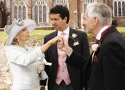 Rosamunde Pilcher - Herzen im Wind Warten auf die Braut: Monika Peitsch als Lady Margaret, Andreas Elsholz als Edward, Christopher Owen als Sir Simon of Winterston