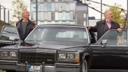 Die Kommissare Max Ballauf (Klaus J. Behrendt, l) und Freddy Schenk (Dietmar Bär, r)