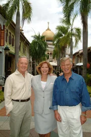 Dr. Schröder (Horst Naumann,) Beatrice (Heide Keller) und Kapitän Paulsen (Siegfried Rauch).