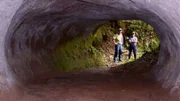 Blick in einen großen Paläoburgen in Brasilien.