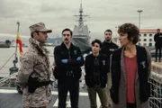 (v.l.n.r.) Ignacio (Fran Lareu); Bolaño (Adrián Ríos);  Ángela (Cristina Collazo); Maite (Mónica López)