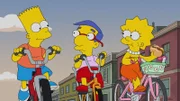 (v.l.n.r.) Bart; Milhouse; Lisa