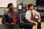 On left: Sergeant Terry Jeffords (Terry Crews).