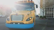 Lion Electric Yellow Bus. (National Geographic/Jamie Milne-Roberts)