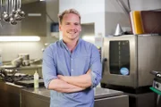 Benjamin, portrait en interview, Bienne et son brochet, invitÃ©e Babette Keller, Benjamin Luzuy, Restaurent St-Gervais, rue Basse 21, Bienne, venrdredi 15 mai 2015.