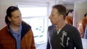 John Kosmalla (li.) im Gespräch mit Familienvater Ramon