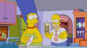 Marge (l.); Homer (r.)